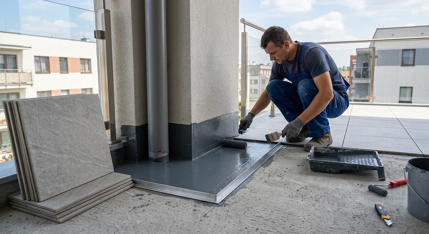 Trwały balkon bez przecieków – jak dobrze wykonać hydroizolację